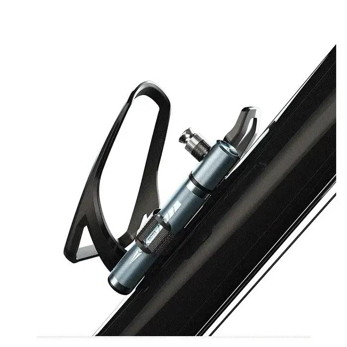 Mini pompe à vélo en alliage d'aluminium compacte pour cyclisme et randonnées, avec valve Presta pour vélos de route et VTT
