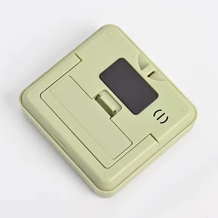 Minuteur de cuisine numérique magnétique avec écran LCD, horloge de compte à rebours 24H, support de