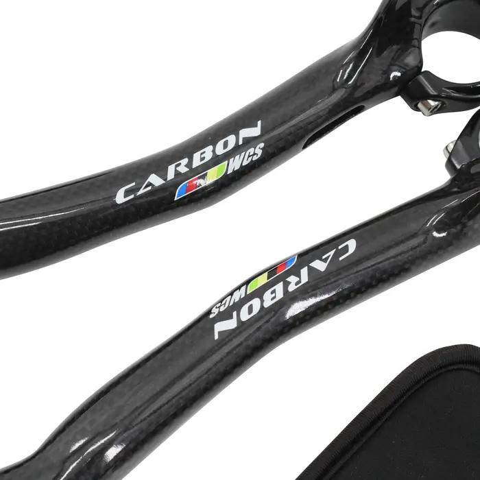 Vélo de route TriDuvet 3k en fibre de carbone avec guidon auxiliaire et barre d'assistance pour courses de triathlon et contre-la-montre occasions spéciales