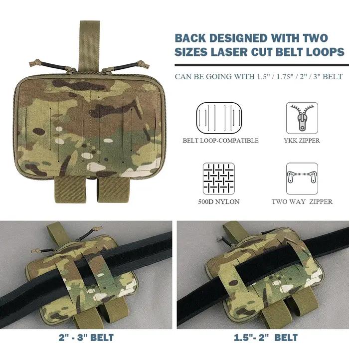 KRYDEX ceinture tactique TRA MED1 pochette médicale EMT pochette utilitaire de premiers secours IFAK