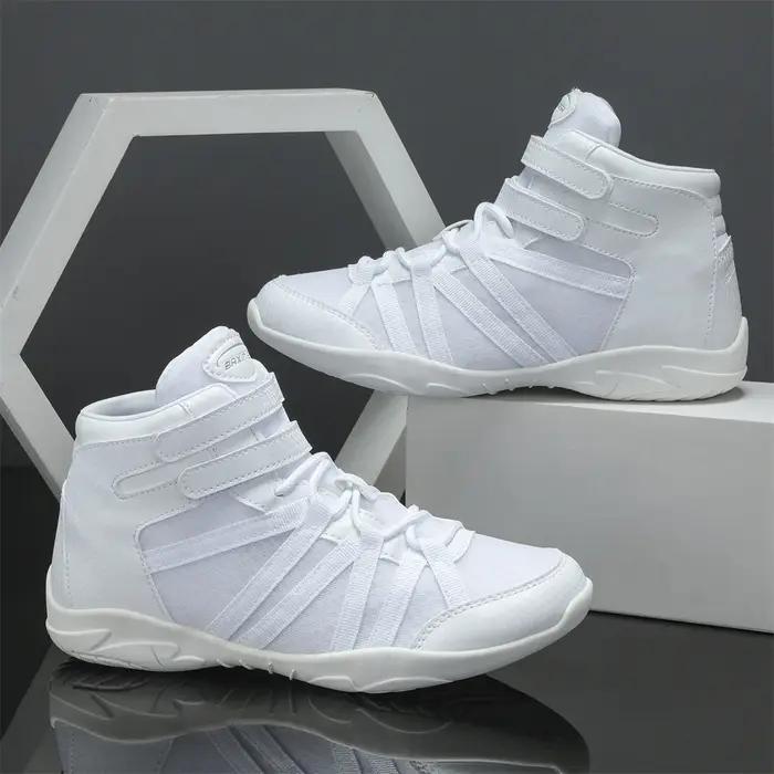 BAXINIER filles blanc haut Cheerleading chaussures léger jeunesse Cheer compétition baskets formatio
