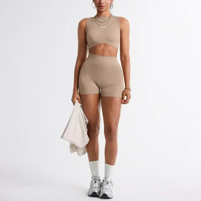 LEOSOXS 2 pièces ensemble de Yoga sans couture vêtements de sport vêtements de sport costumes de Yog