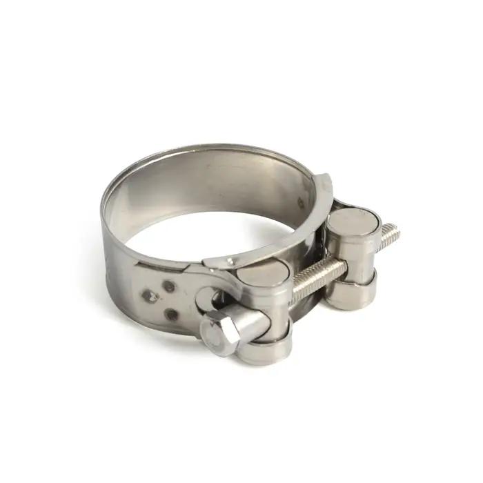 Pince de serrage pour tuyau d'échappement de moto, 31mm - 62mm, en acier inoxydable, pour connexion