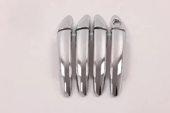 Couvercle chromé de poignée de porte de voiture, garniture de style, superpositions, accessoires pou