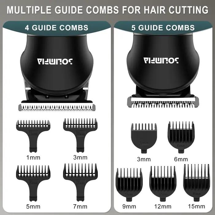 Hatteker-Tondeuse à cheveux électrique tout-en-un pour hommes, ensemble de tondeuse à cheveux, machi
