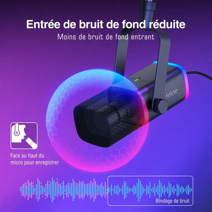 Kit de microphone de jeu XLR/USB