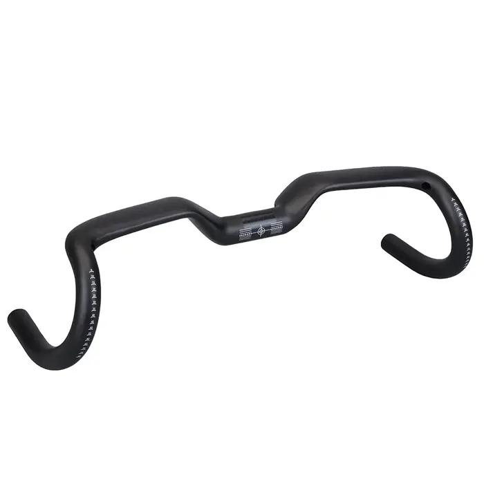 2024 Manche en gravier 14 ° Guidon de vélo en carbone, guidon aérodynamique, levage de chute, câbl