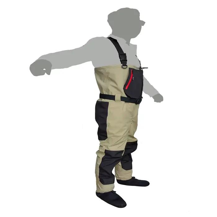 Pêche à la mouche enfants à adultes ouateurs pied en néoprène pour hommes chasse sur radeau séchage rapide imperméable e