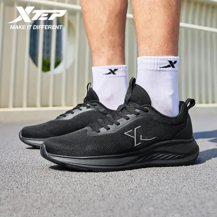Xtep chaussures de course pour hommes 2025 été respirant maille chaussures à semelles souples absorb