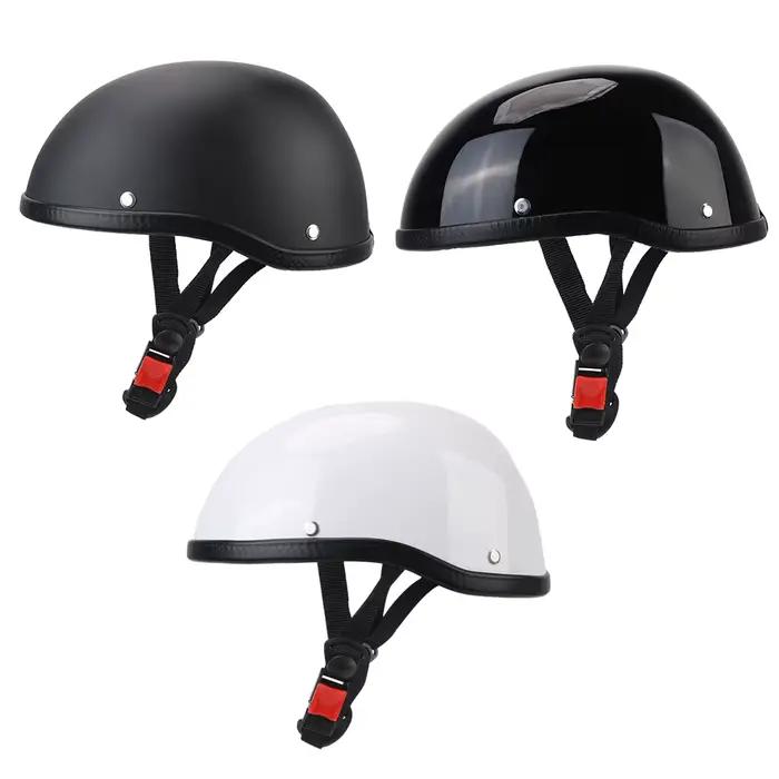 Casque de moto ultraléger unisexe rétro Vintage casque de sécurité cyclisme demi-visage casque de vélo vtt
