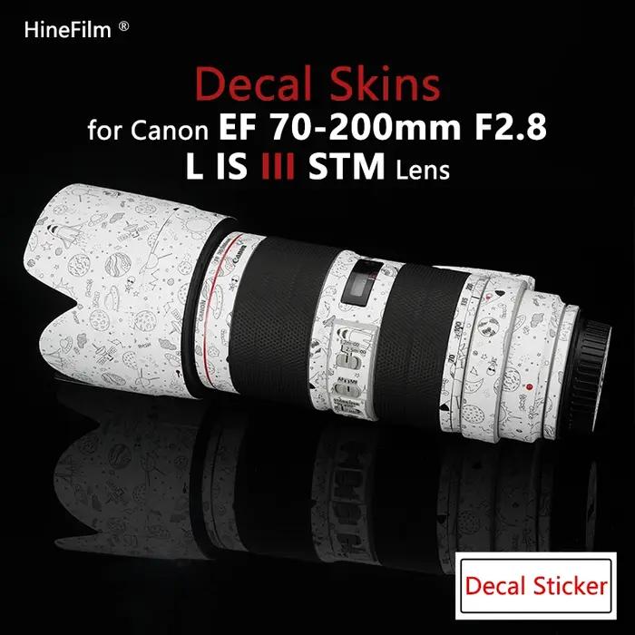 Autocollant de couverture d'objectif pour Canon, autocollant rond, peau de décalcomanie Premium, IL,