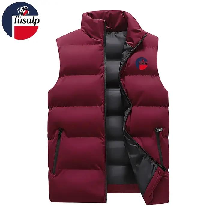 Gilet en molleton thermique épais pour homme FUSALP, vêtement chaud et décontracté pour l'hiver, sty