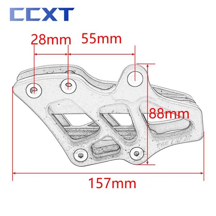 Guide coulissant de chaîne de bras oscillant de moto, Guide de chaîne à rouleau inférieur, protectio
