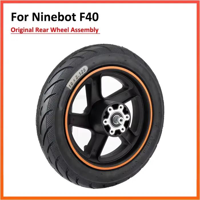 Roue arrière d'origine pour Scooter électrique Ninebot F40 F40D F40E F30 F20, moyeu de roue ABS comp