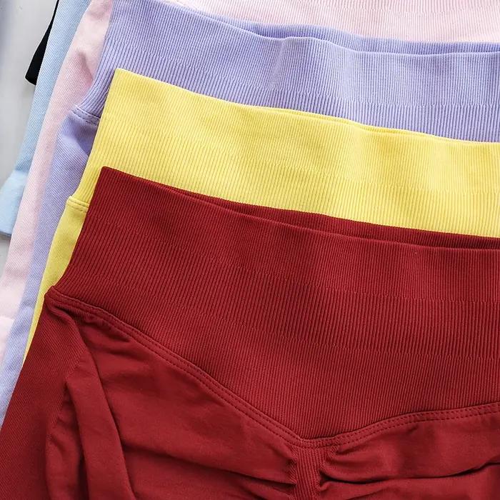 Ensemble soutien-gorge de sport à col licou et leggings taille haute pour femmes, évacuant l'humidit