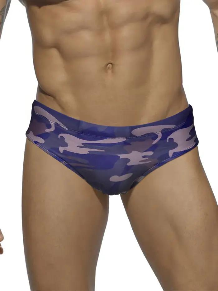 Sous-vêtements triangulaires à cordon de serrage pour hommes, maillots de bain pour hommes, shorts d