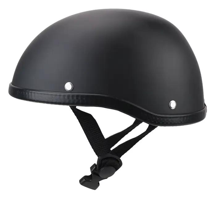 Casque de moto unisexe, protection de sécurité pour cyclisme, demi-visage, rétro, Vintage, ultralége