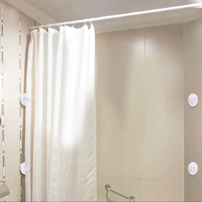 Clips pour rideaux de douche, 4 pièces, coupe-vent, protection contre les éclaboussures, Clips pour
