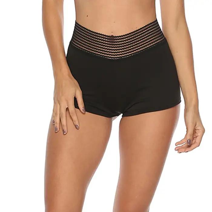 Nouveauté 2026 – Mini-short de sport taille haute pour femme, froncé, effet push-up, uni, extensible