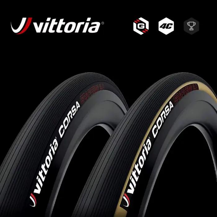VITTORIA CORSA CONTROL SPEED 2.0 Rubino pro Clincher pneu de vélo de route prêt 700C 23 25c