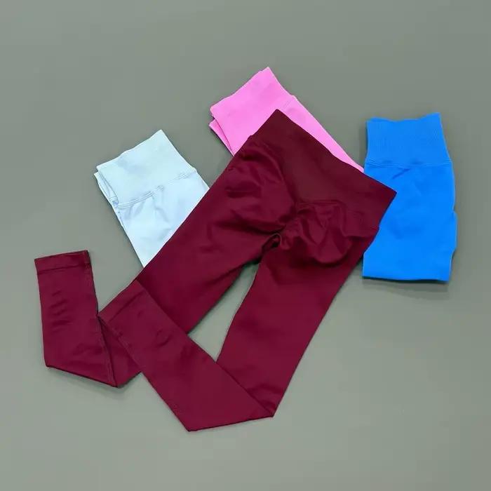Leggings Histello sans couture pour femmes sportives activité yoga fitness course à pied occasionnellement élégants pour entrainement régulier