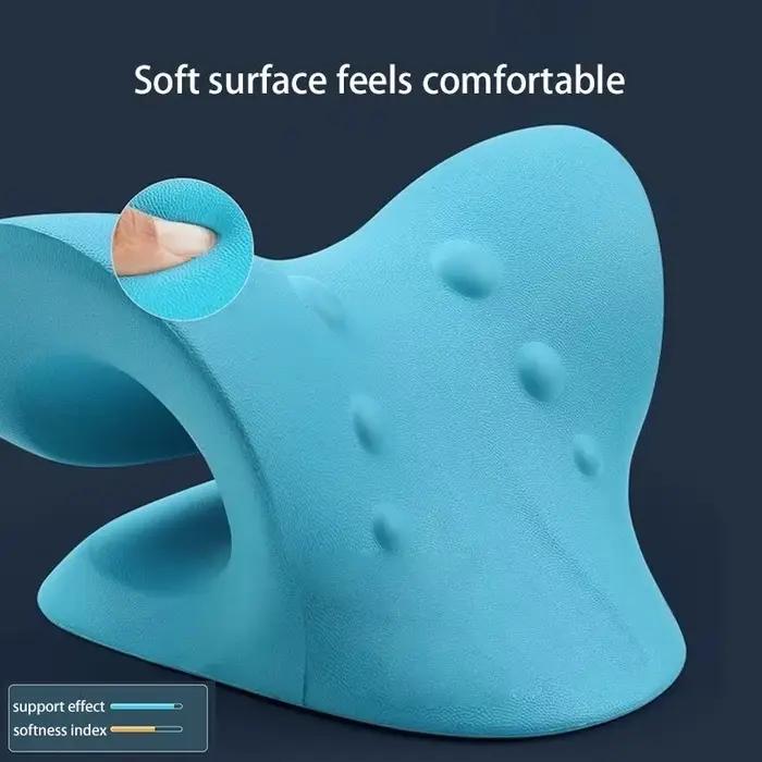 Civière de cou et d'épaule, dispositif de Traction chiropratique cervicale, oreiller de Massage pour