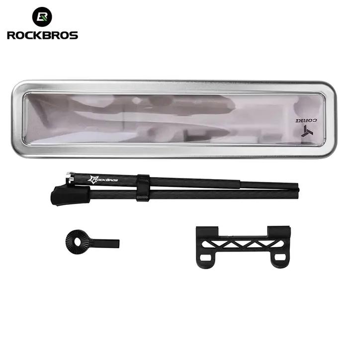 ROCKBROS-Support de stationnement antidérapant en carbone pour vélo, support de pied de vélo VTT, ac