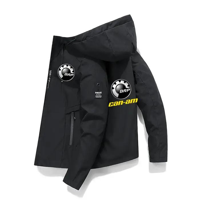 2024 printemps et automne nouveau Brp Can am Auto Logo imprimé veste pour hommes décontracté fermetu
