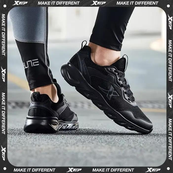 Xtep-Chaussures de course respirantes pour hommes, baskets de sport confortables, durables, rebond d