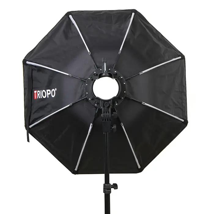 Triopo 90 cm universel extérieur parapluie octogonal Softbox avec grille en nid d'abeille Speedlite