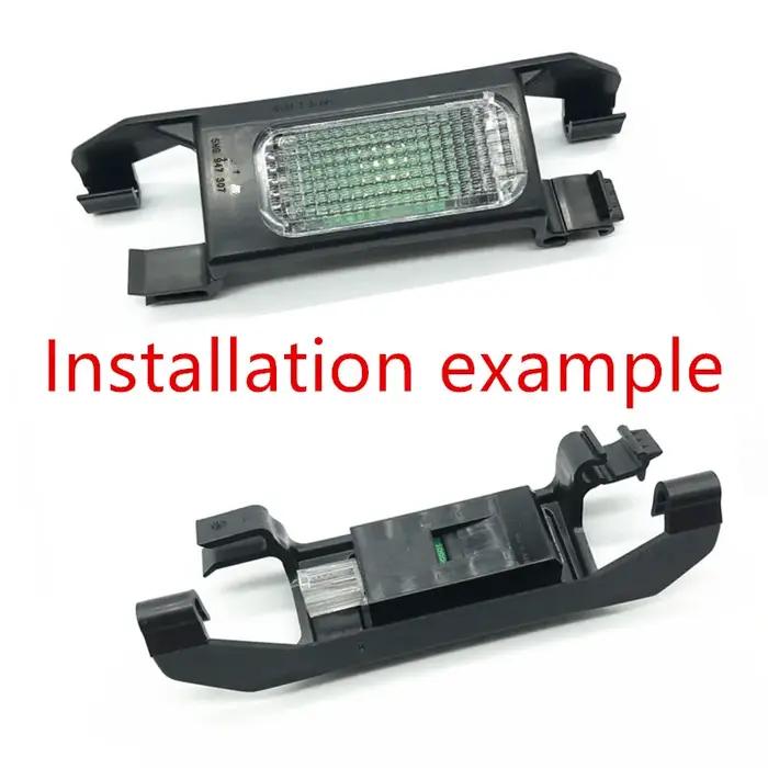 Support de câble de lumière LED pour pied de voiture, support de lampe pour VW Passat B6 B7 Jetta Go