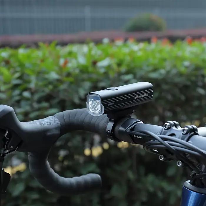 OFFBONDAGE Vélo Lumière 1000Lumen Vélo Phare Banque de Puissance Lampe de Poche Guidon USB Charge VT