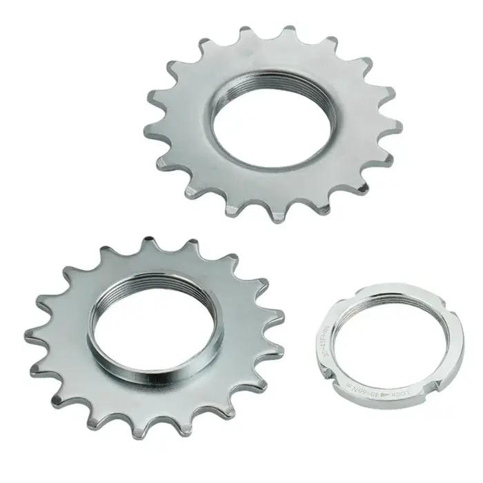 Deemount – roue libre de vélo à pignon fixe, verrouillage du moyeu, 1 vitesse, anneaux de verrouilla