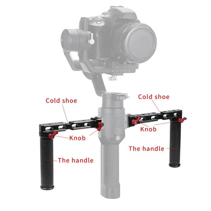 Poignée de guidon latérale pour touristes, pince TRANRail, DJI Ronin RS2 RSC2, extension de guidon,