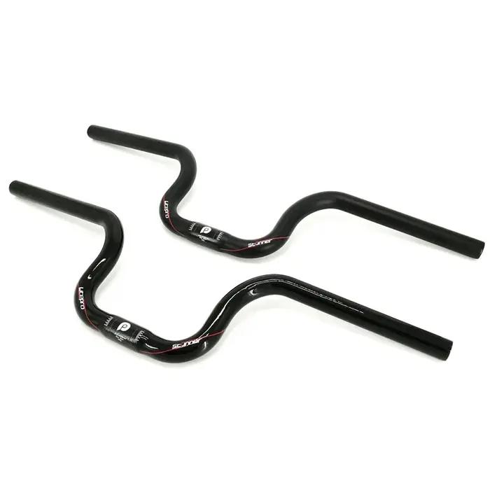 Litepro guidon ultraléger en forme d'hirondelle en Fiber de carbone 25.4mm 580mm 540mm pour guidon d