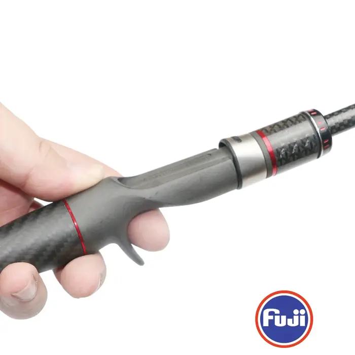 Pro Bomesh-Kit de poignée fendue en fibre de carbone, siège de moulinet Fuji ECS 16, écrou de verrou