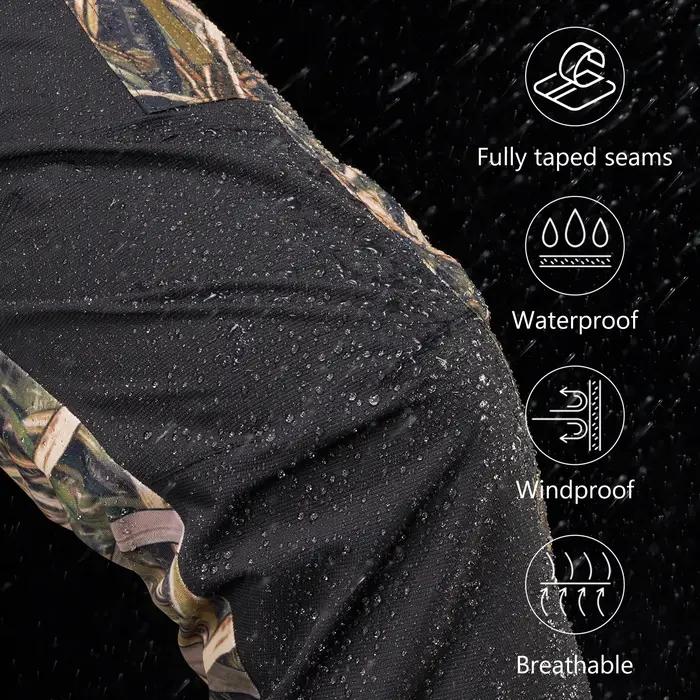 BASSDASH – pantalon de chasse pour hommes, imperméable, imprimé, respirant, Ripstop, camouflage, pêc