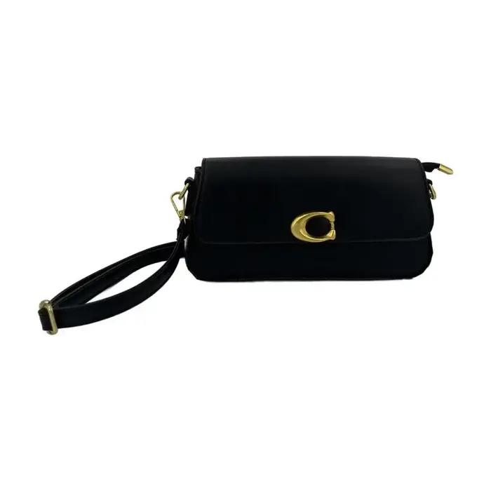 Sac à main de luxe pour femme avec rabat, nouvelle collection 2026, boucle métallique, détails en da