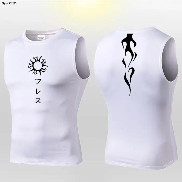 Y2K – gilet de course pour hommes, débardeur de Compression, vêtements de Fitness musculaire, chemis