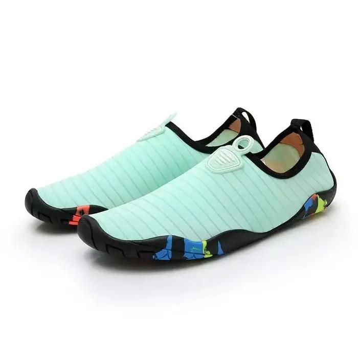 Chaussures de gymnastique d'intérieur unisexes, chaussures de plage à interférence de vitesse en ple