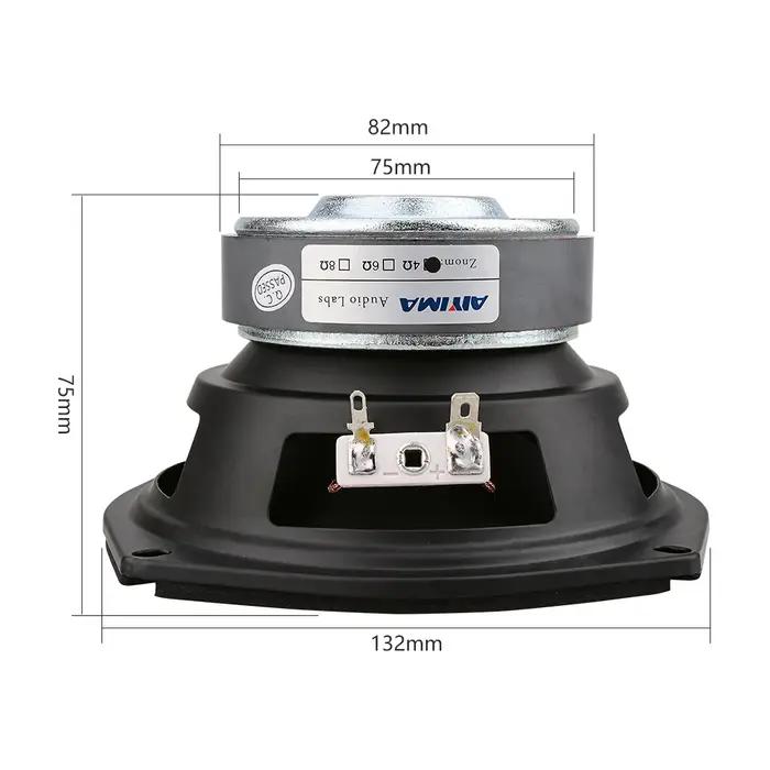 AIYIMA 5.25 pouces caisson de basses haut-parleur pilote 4/8 Ohm 120W Home cinéma Hifi puissance Woo