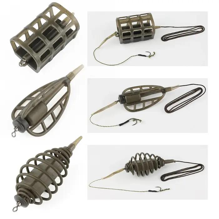 W.P.E carpe accessoires de pêche méthode mangeoire 40g-80g plate-forme cheveux Europe carpe poisson