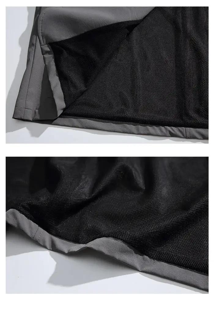 Blazer cargo surdimensionné imbibé pour hommes, streetwear décontracté, mode extérieure, Cityboy, ma