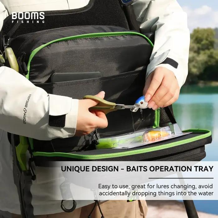 Booms Fishing – sac de pêche IB1, sacs de rangement de matériel de grande capacité, grand sac à dos