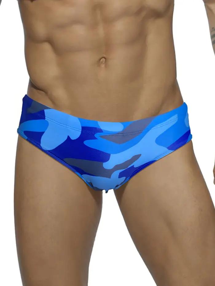 Sous-vêtements triangulaires à cordon de serrage pour hommes, maillots de bain pour hommes, shorts d