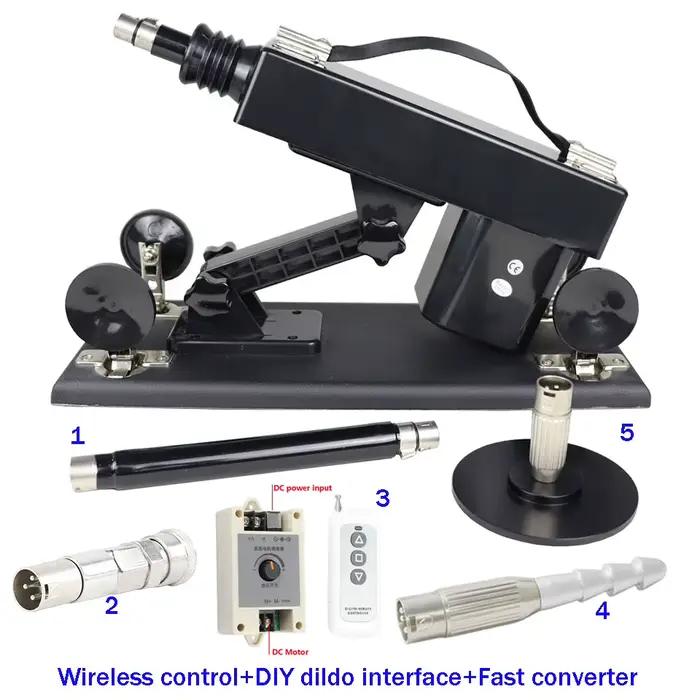 Machine Sexuelle Filaire/Sans Fil pour Femme, Pistolet à Pompe existent, 3XLR, pour Adultes, avec Gr