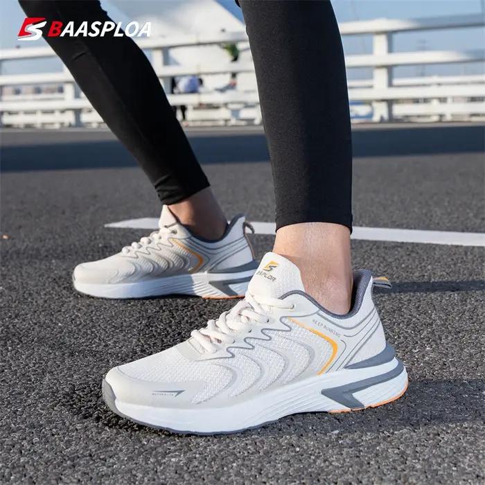 Chaussures de course Baasploa pour hommes - Légères, maille respirante, antidérapantes