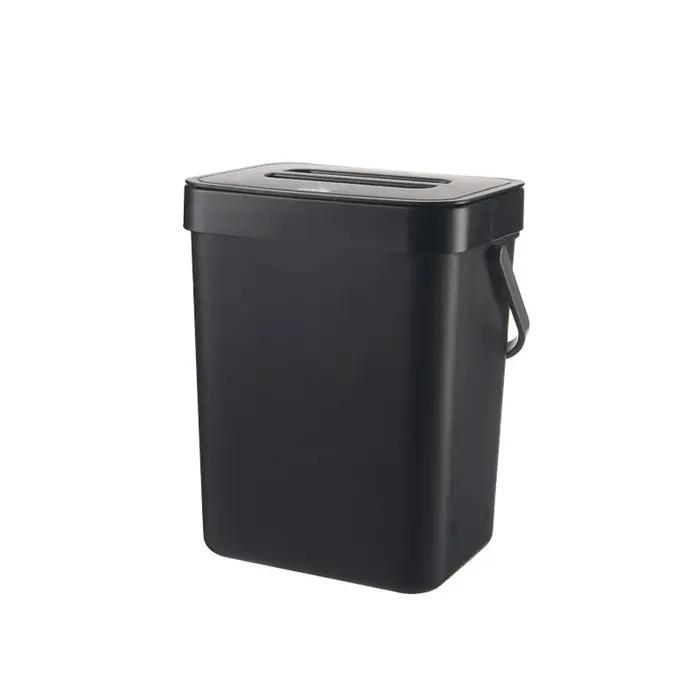 Poubelle peu encombrante à fermeture silencieuse – Poubelle scellée écologique de 3/5L pour la cuisi