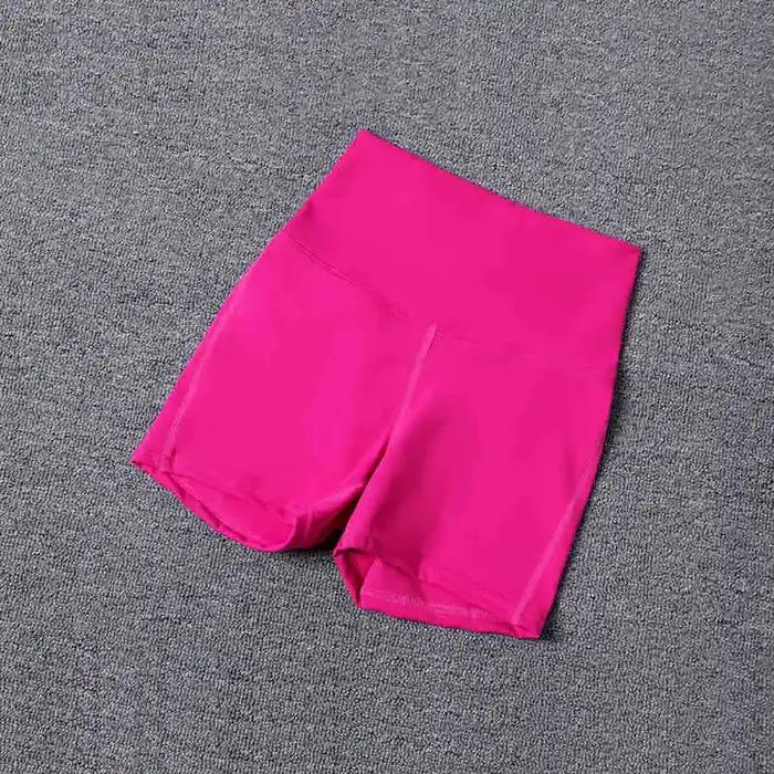 Short de sport d'été pour femmes, pantalon de yoga de levage à nouer croisé dans la taille au dos, l