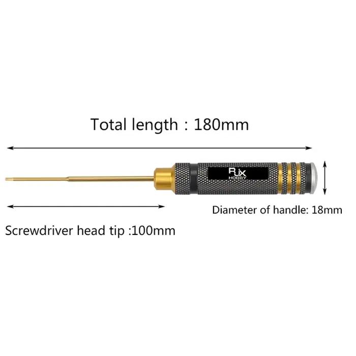 RJX-Clé hexagonale super dure plaquée pour personnes âgées, kit d'outils de tournevis HSS pour modèl